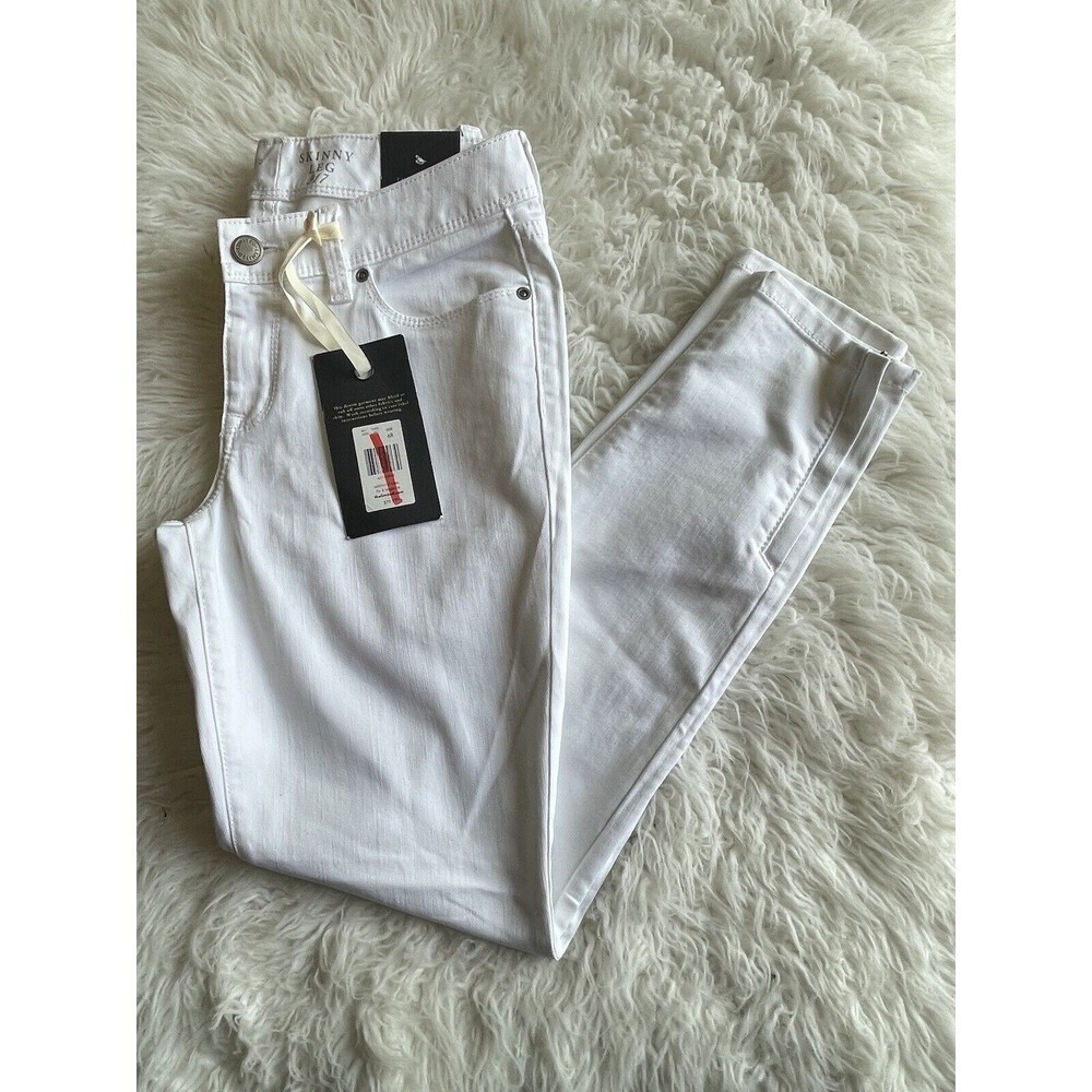 The Limited Jeans Size 6R White Skinny Leg 917 Cotton Blend NWT $80
